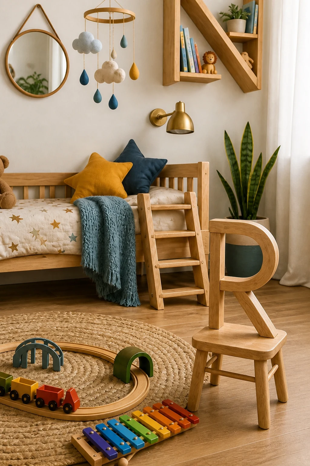 Discovering the wooden 'R'