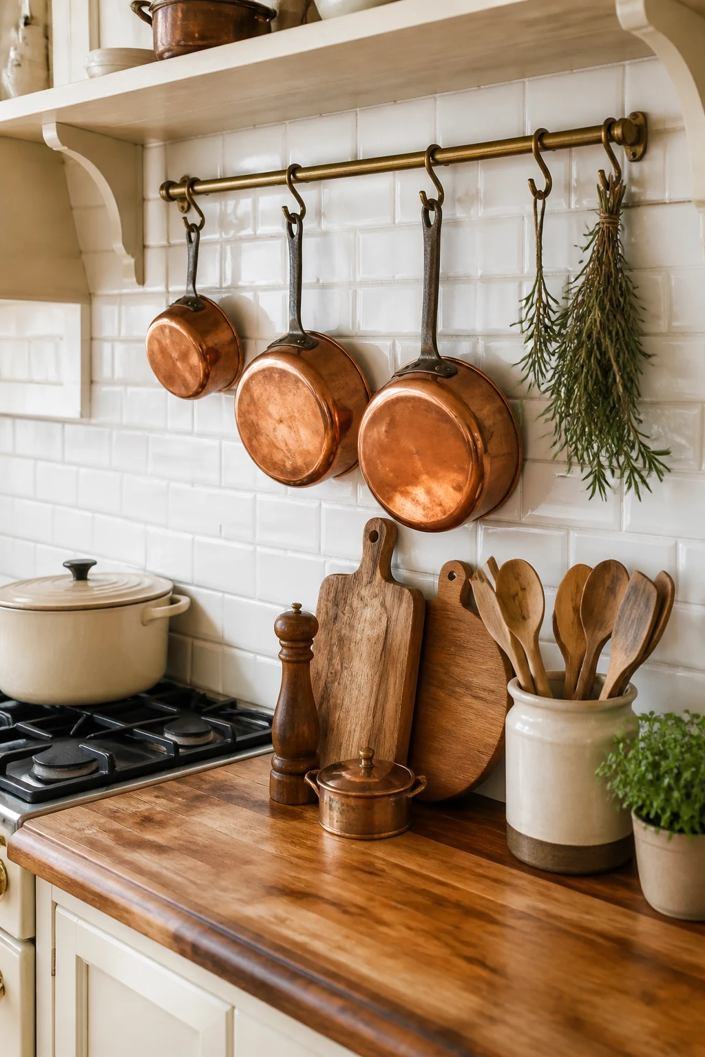 Styling with Warm Copper and Wood
