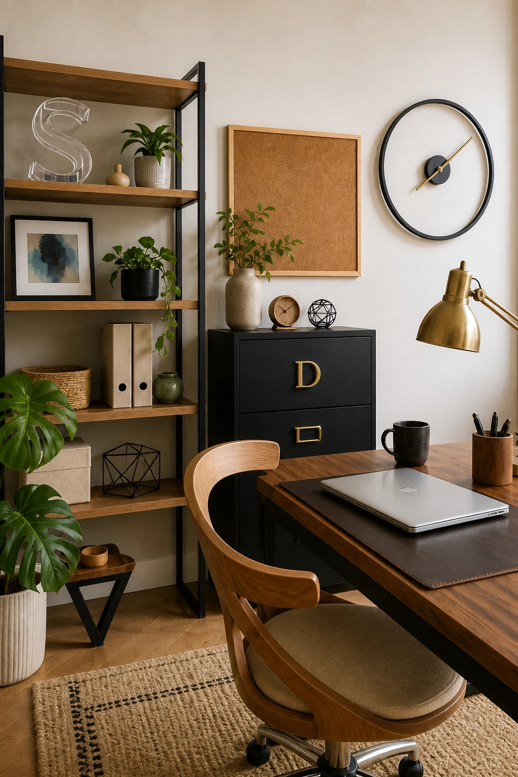 Spotting the letter S in acrylic decor