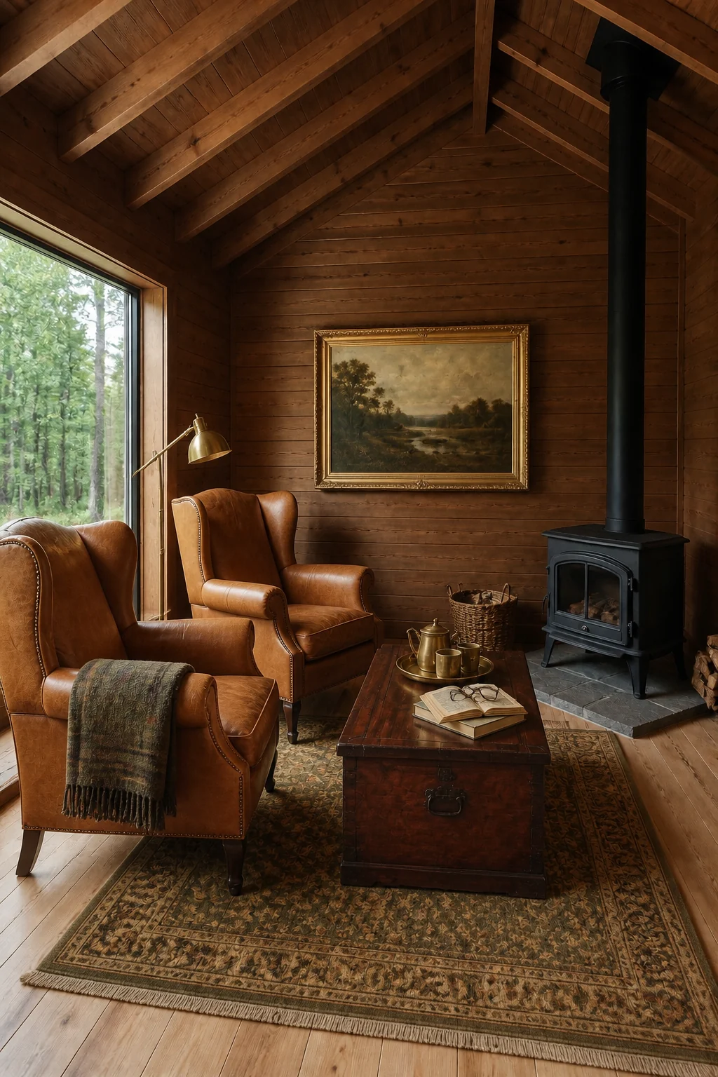 The same room styled as The Empty Nester Haven