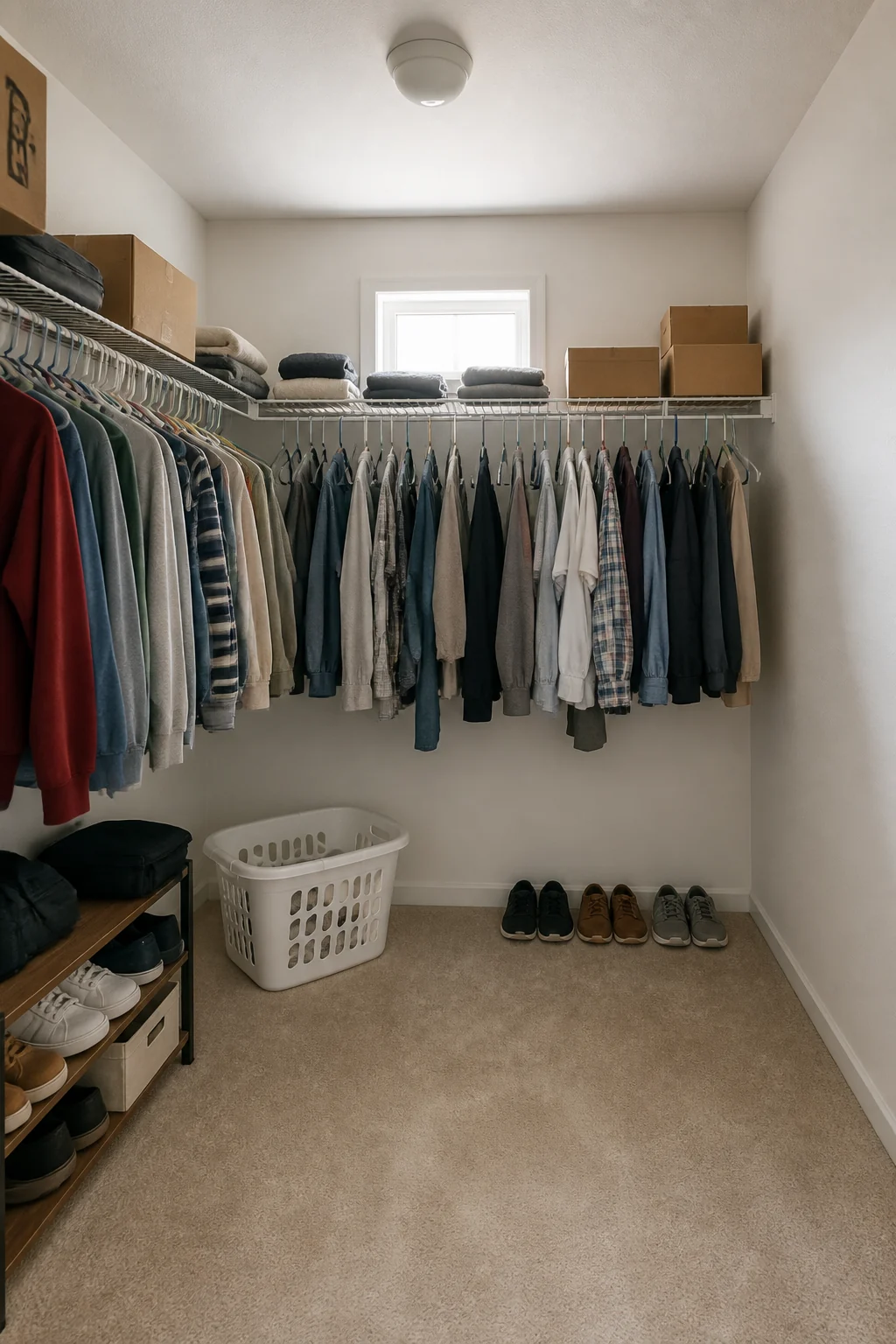 Base room before the The First Apartment styling