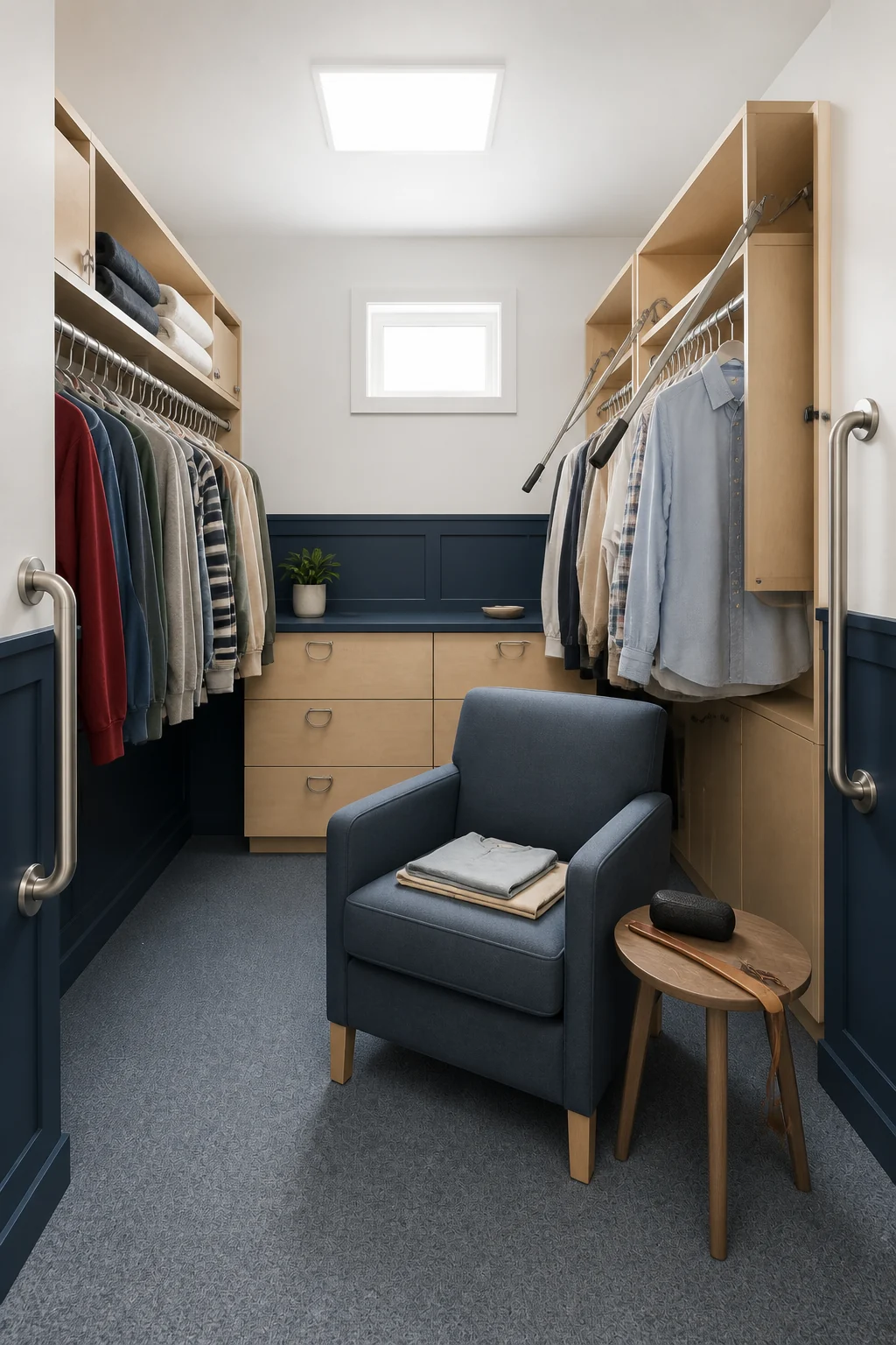The same room styled as The Accessible Layout