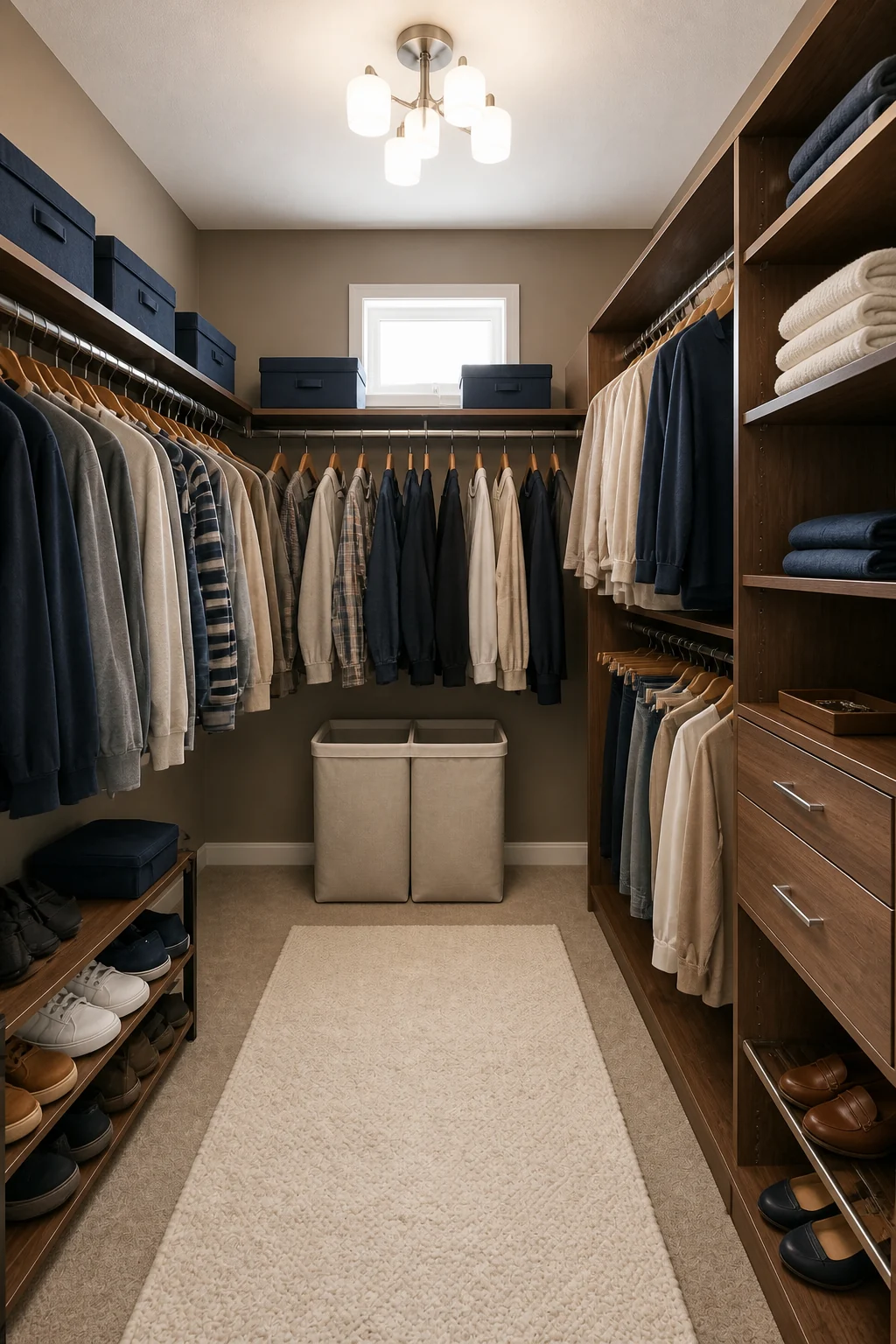 The same room styled as The Shared Space