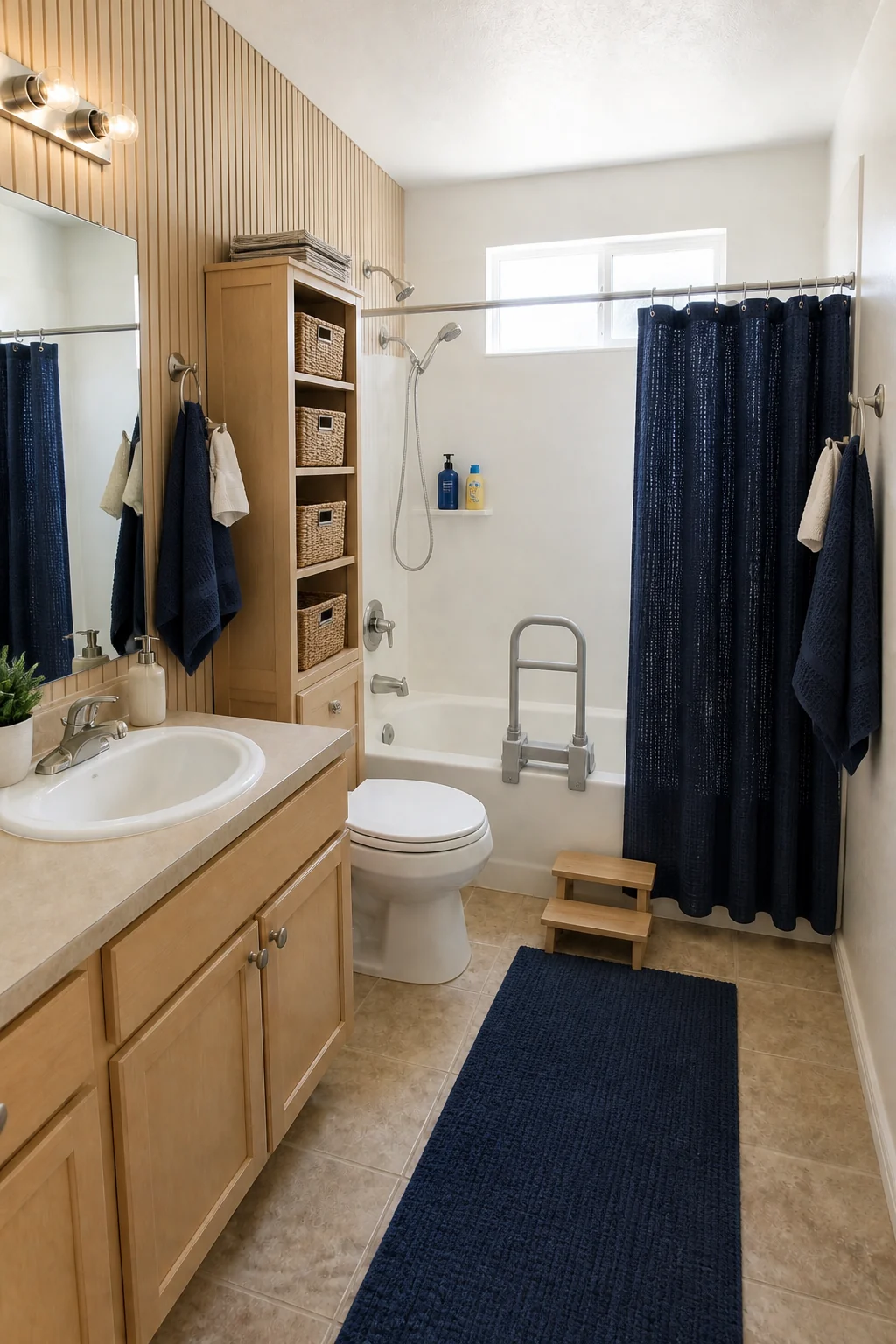 The same room styled as Multigenerational