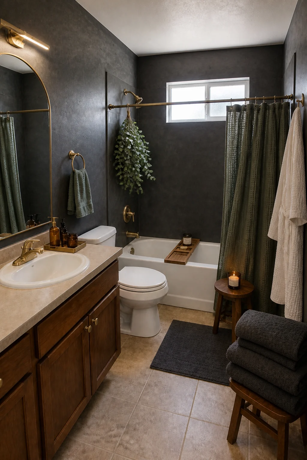 The same room styled as Single Professional