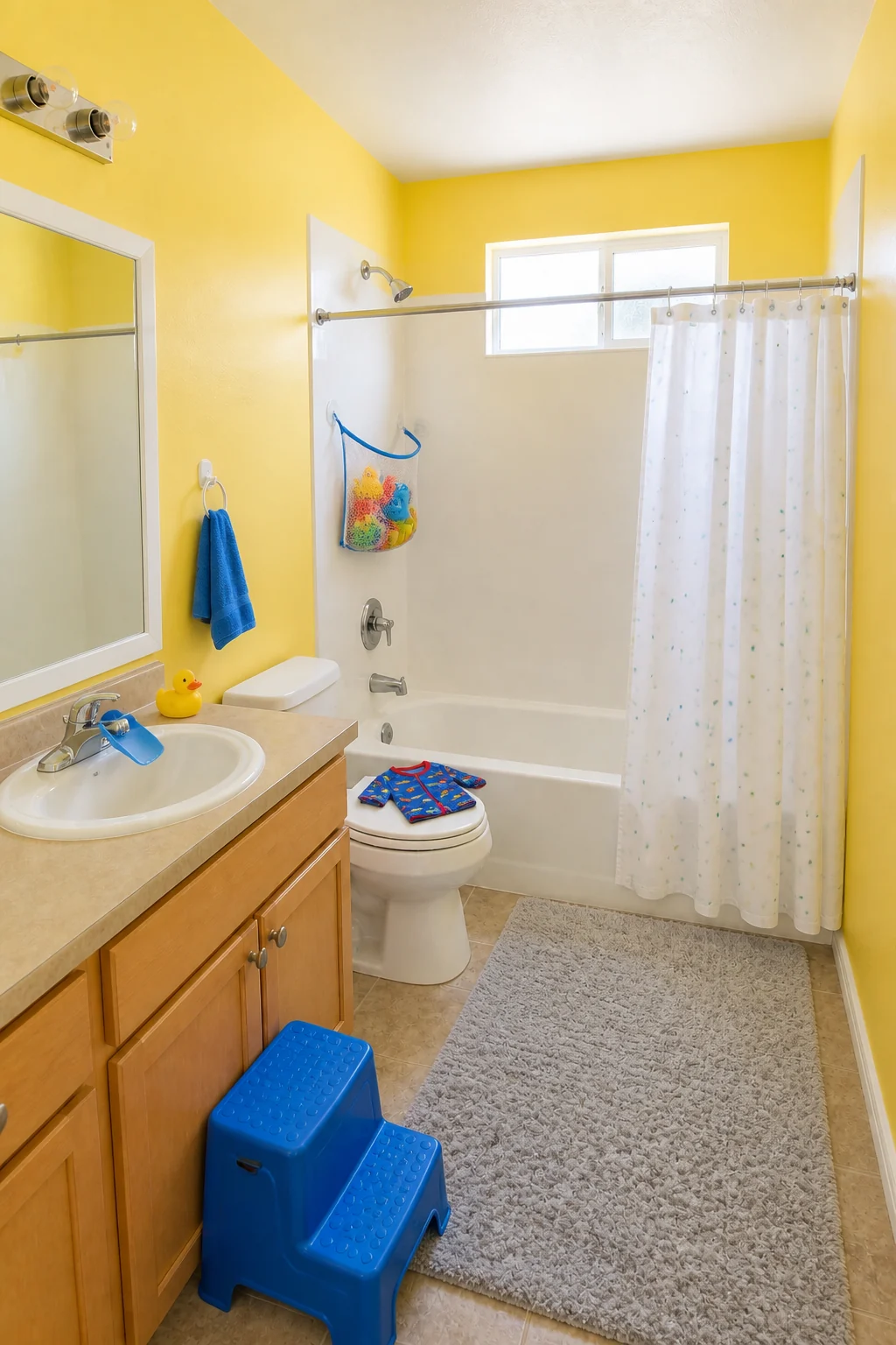 The same room styled as Toddler Years