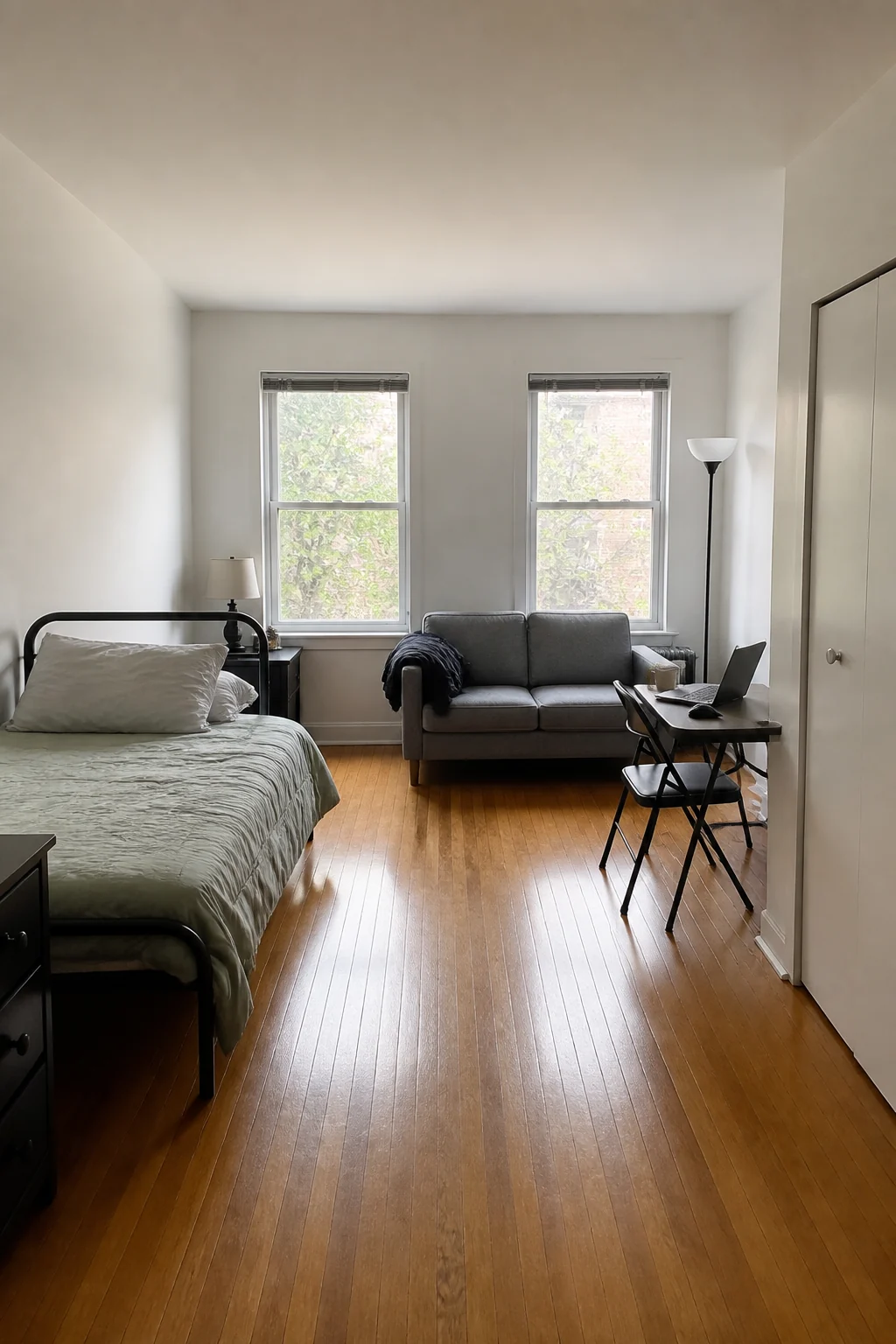 Base room before the The College Student styling