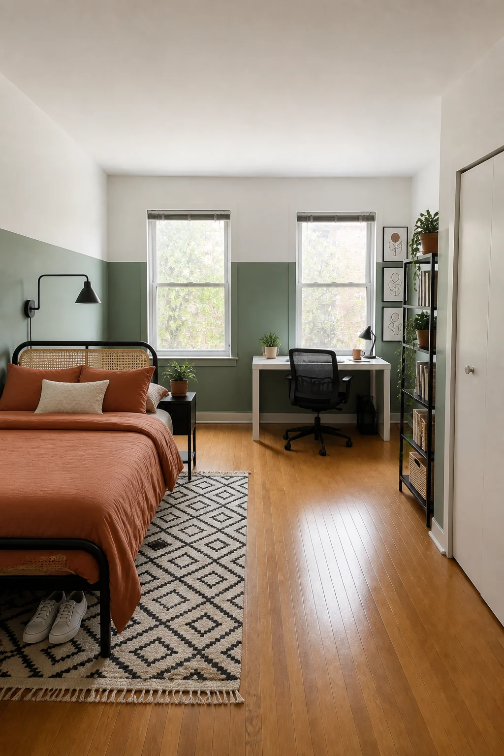 The same room styled as The First Job