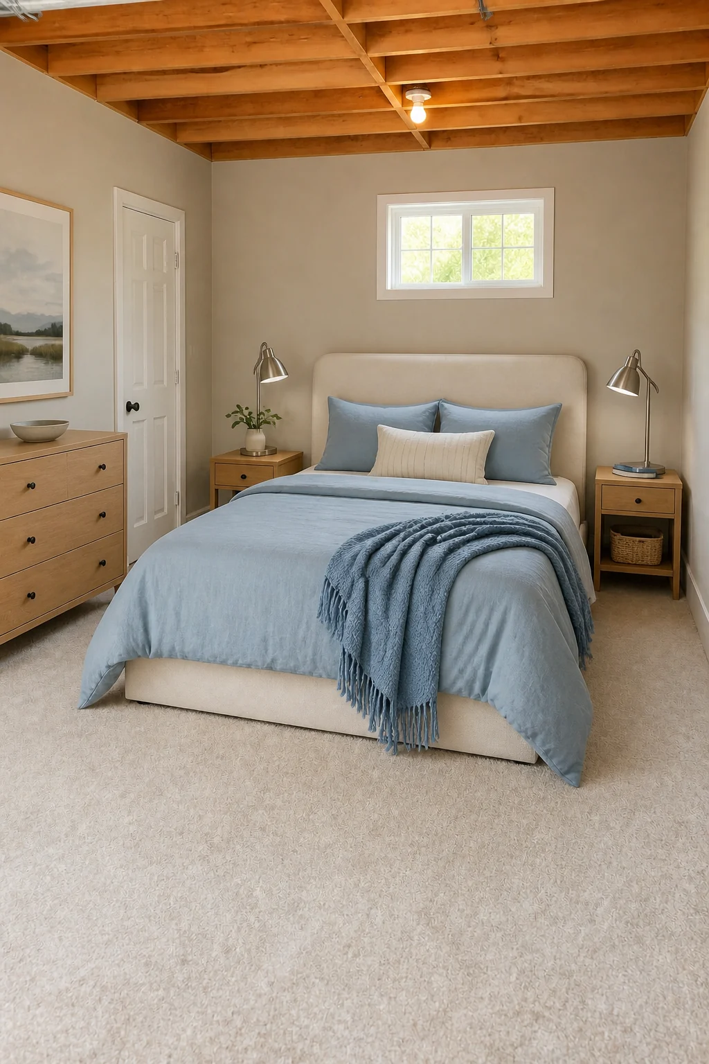 The same room styled as The Guest Casita