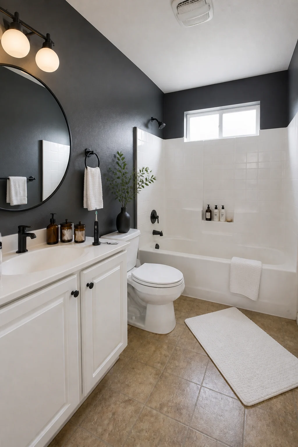 The same room styled as Young Professional