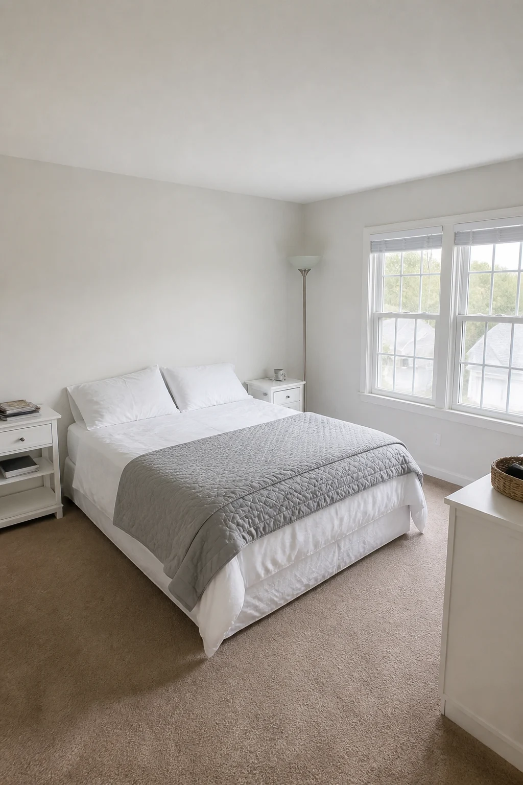 Base room before the Warm Minimalist styling