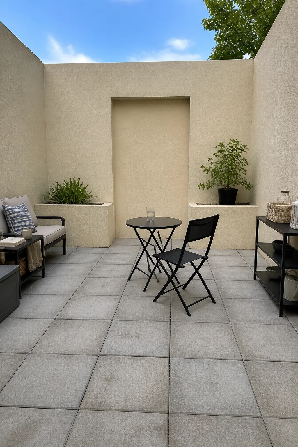 Base room before the Roman Antiquity styling