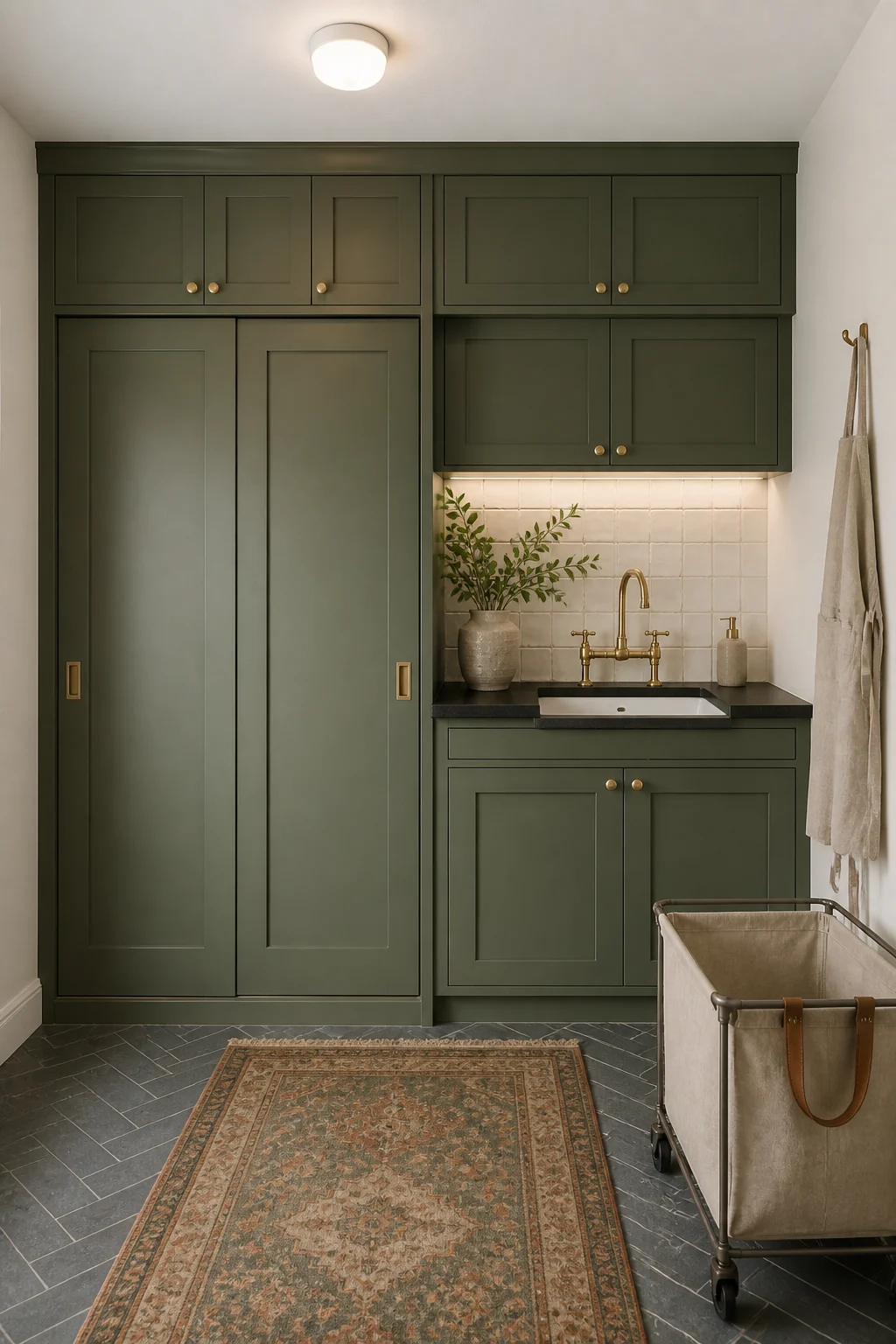 The same room styled as The $9,000 Designer Overhaul