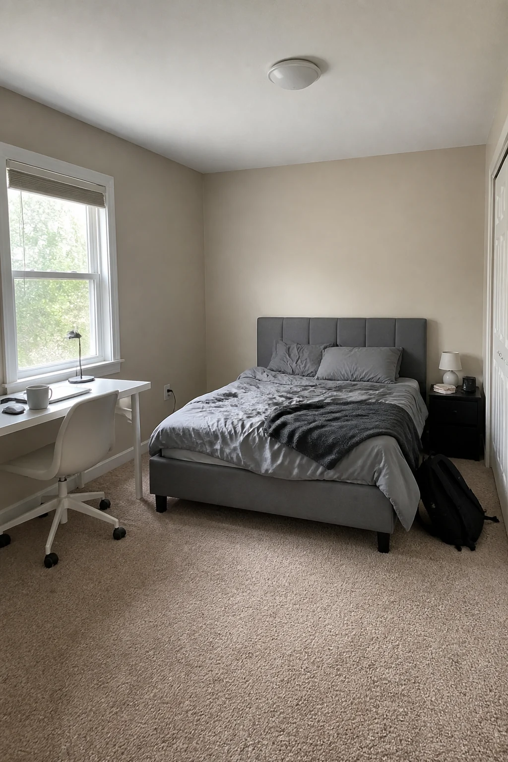 Base room before the Minimalist Sand styling