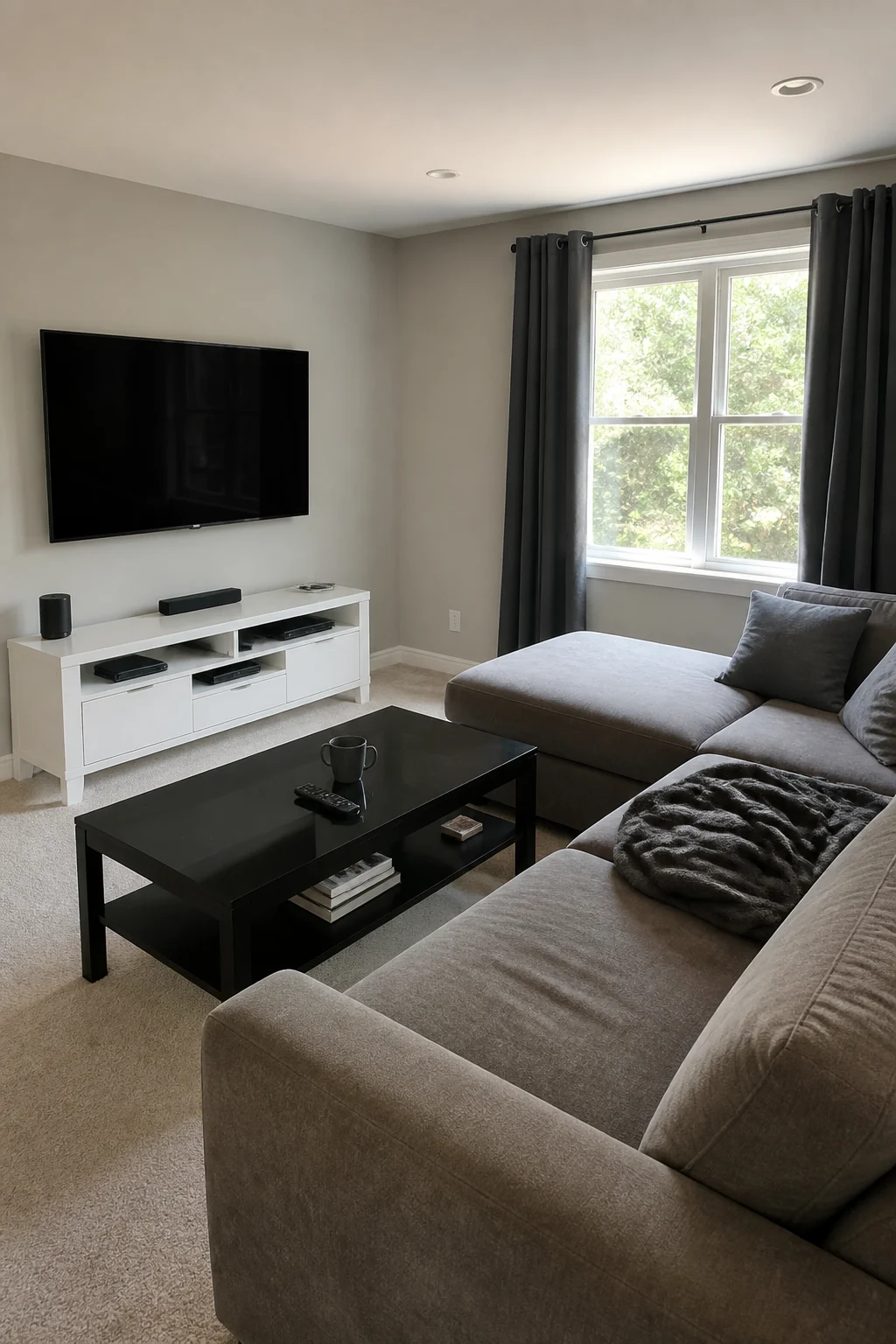 Base room before the Organic Modern styling
