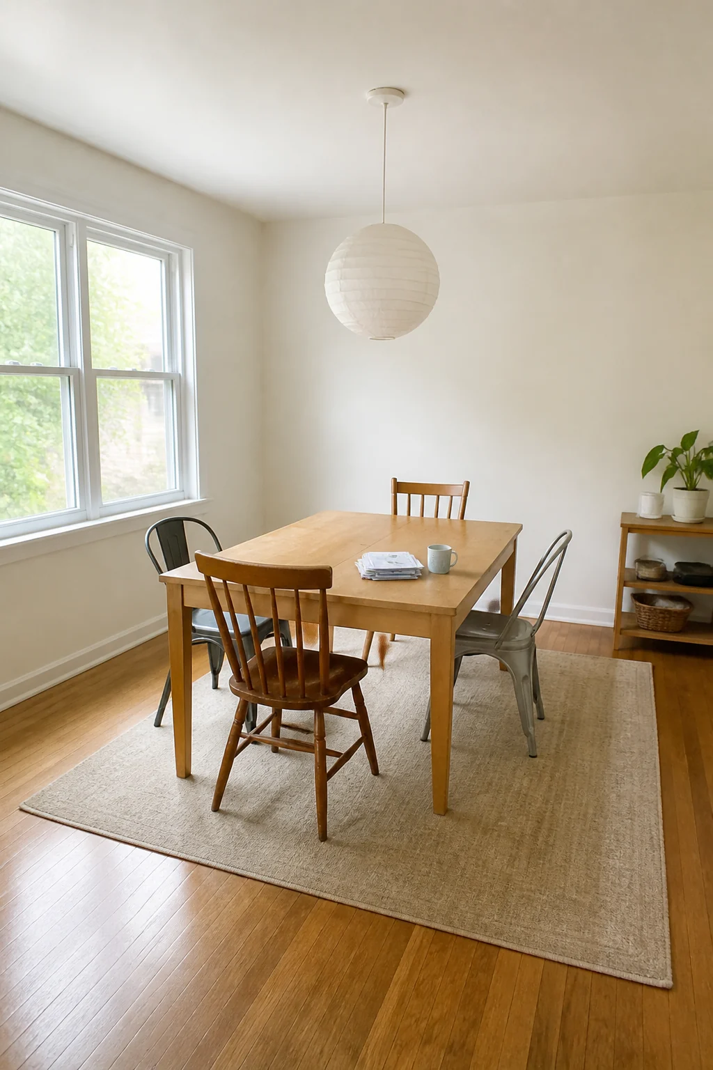 Base room before the Forest Green Craftsman styling
