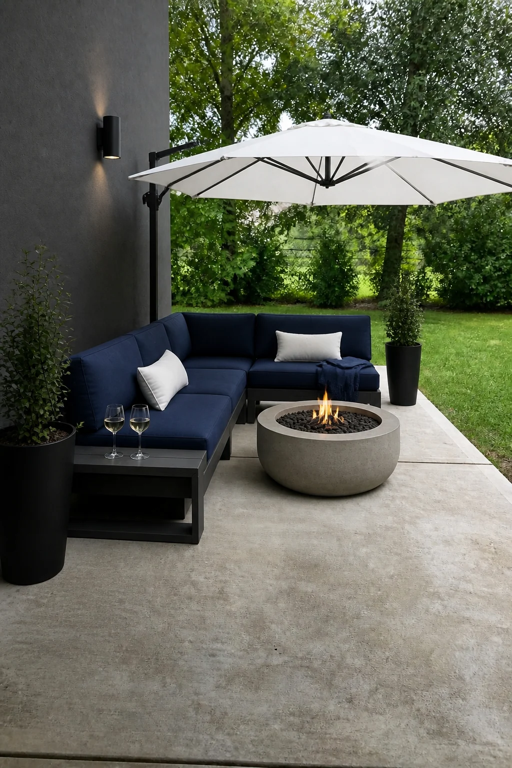 The same room styled as The Ready-Made Lounge
