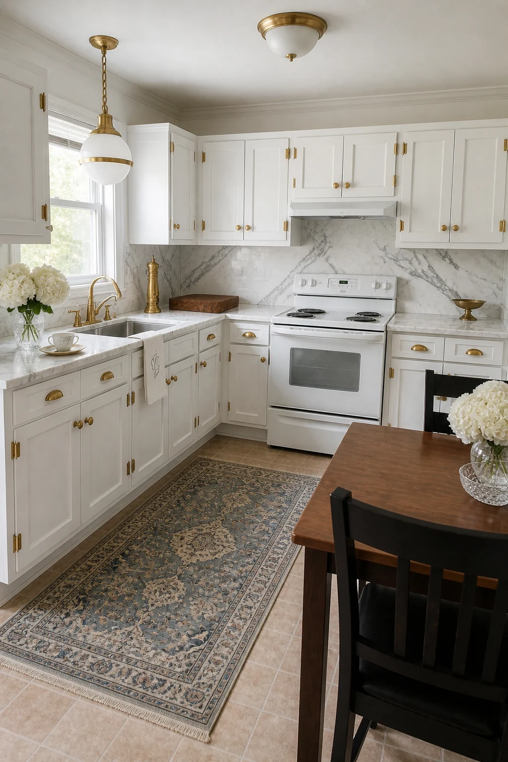 The same room styled as Luxury Classic