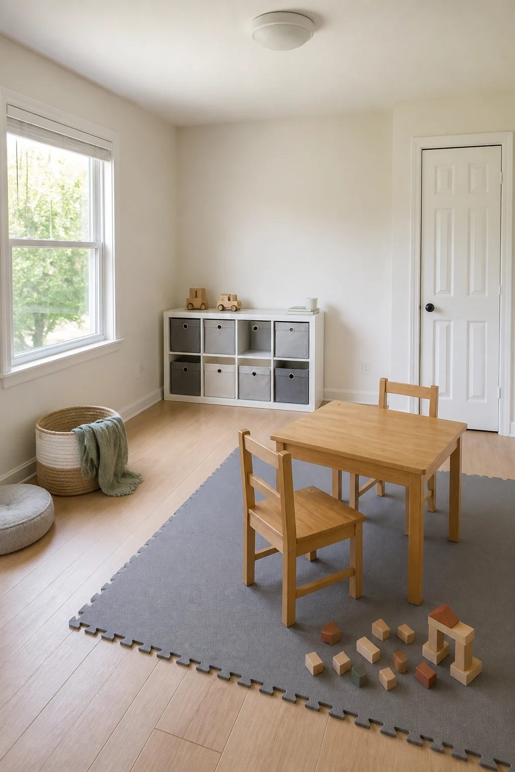 Base room before the Memphis Primary styling