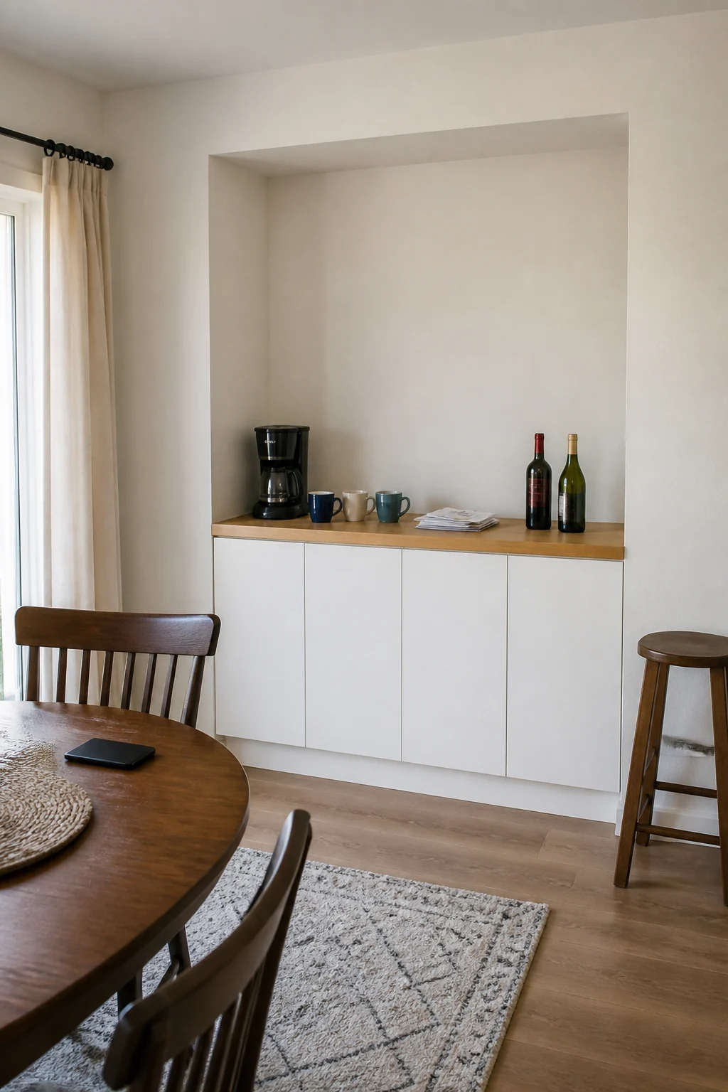 Base room before the Scandi Minimalist styling