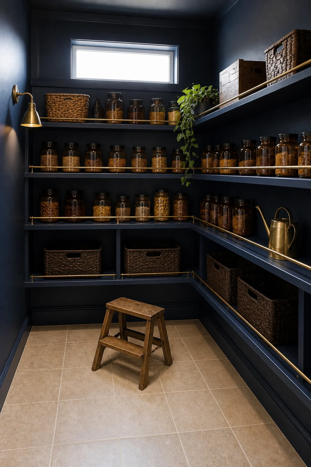 The same room styled as The $4,500 Moody Color-Drench
