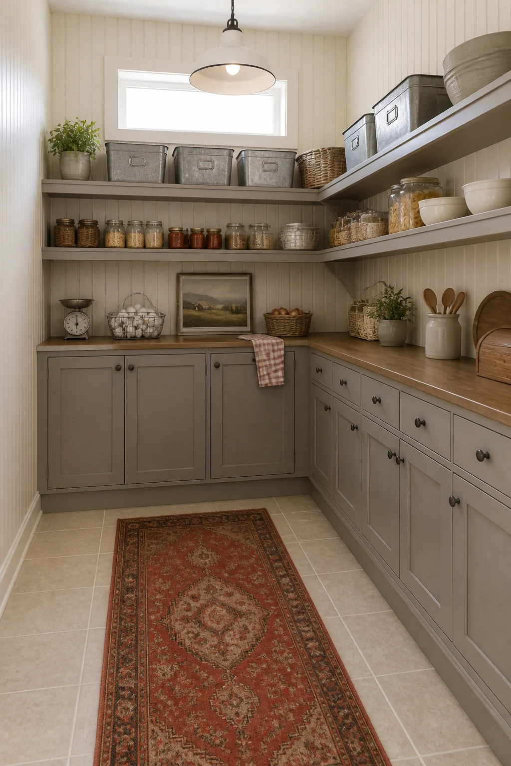 The same room styled as The $7,000 Modern Farmhouse