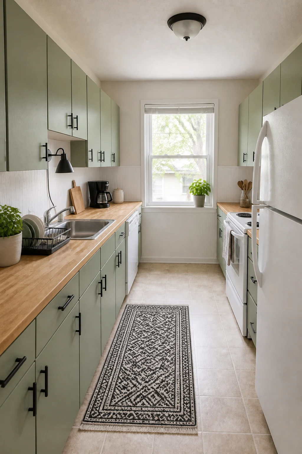 The same room styled as The $850 Weekend DIY