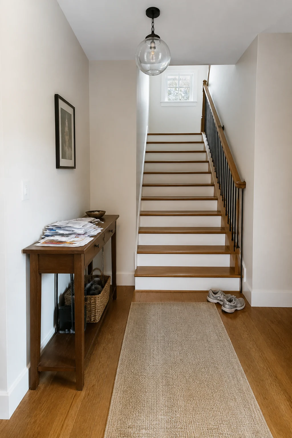 Base room before the Scandi Minimalist styling