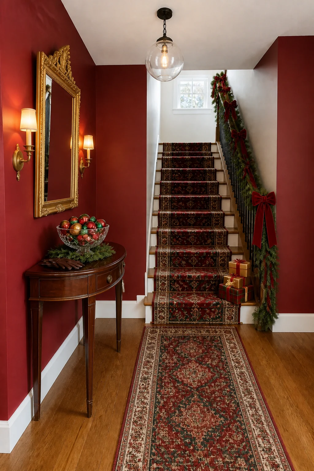 The same room styled as Traditional Classic