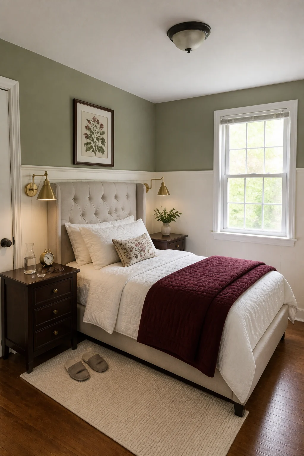 The same room styled as The Grandparents