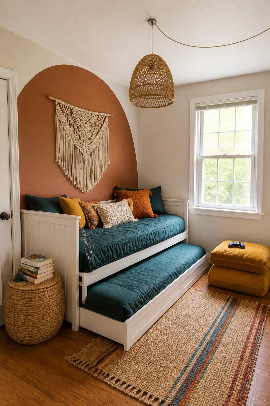 The same room styled as The Teen Cousins