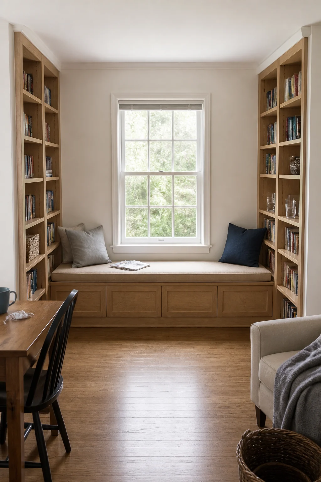 Base room before the Traditional Heritage styling