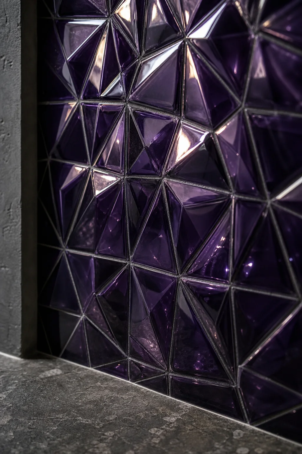 Capturing the Crystal Core in the finished primary bathroom
