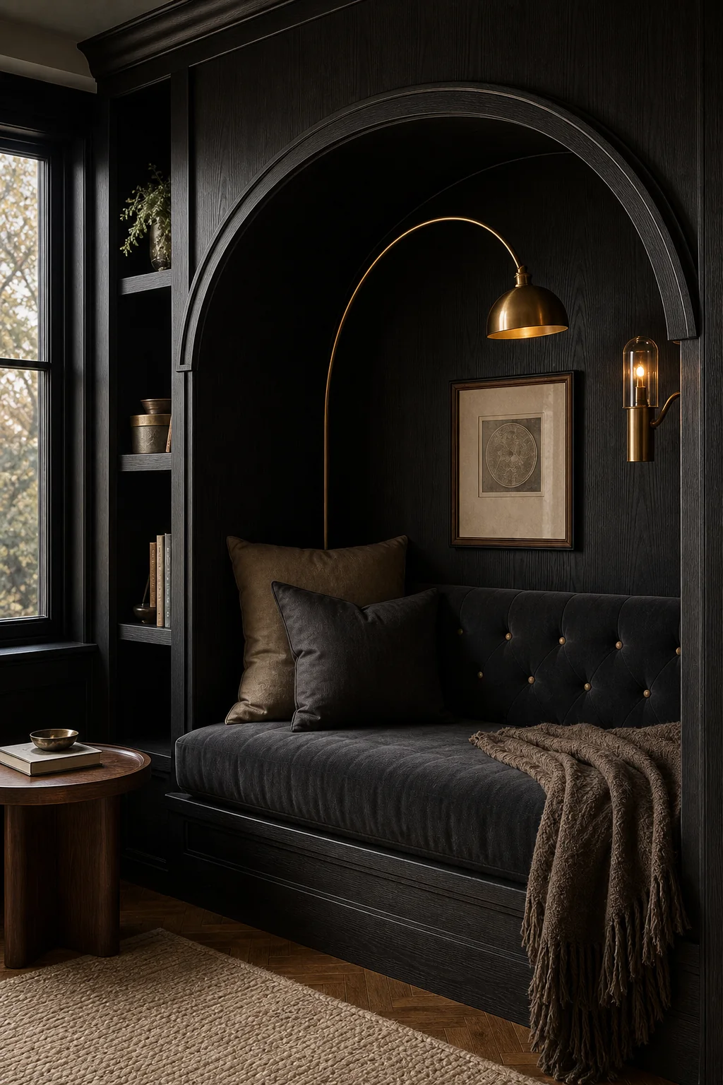 Carving out the infinite void in the finished reading nook
