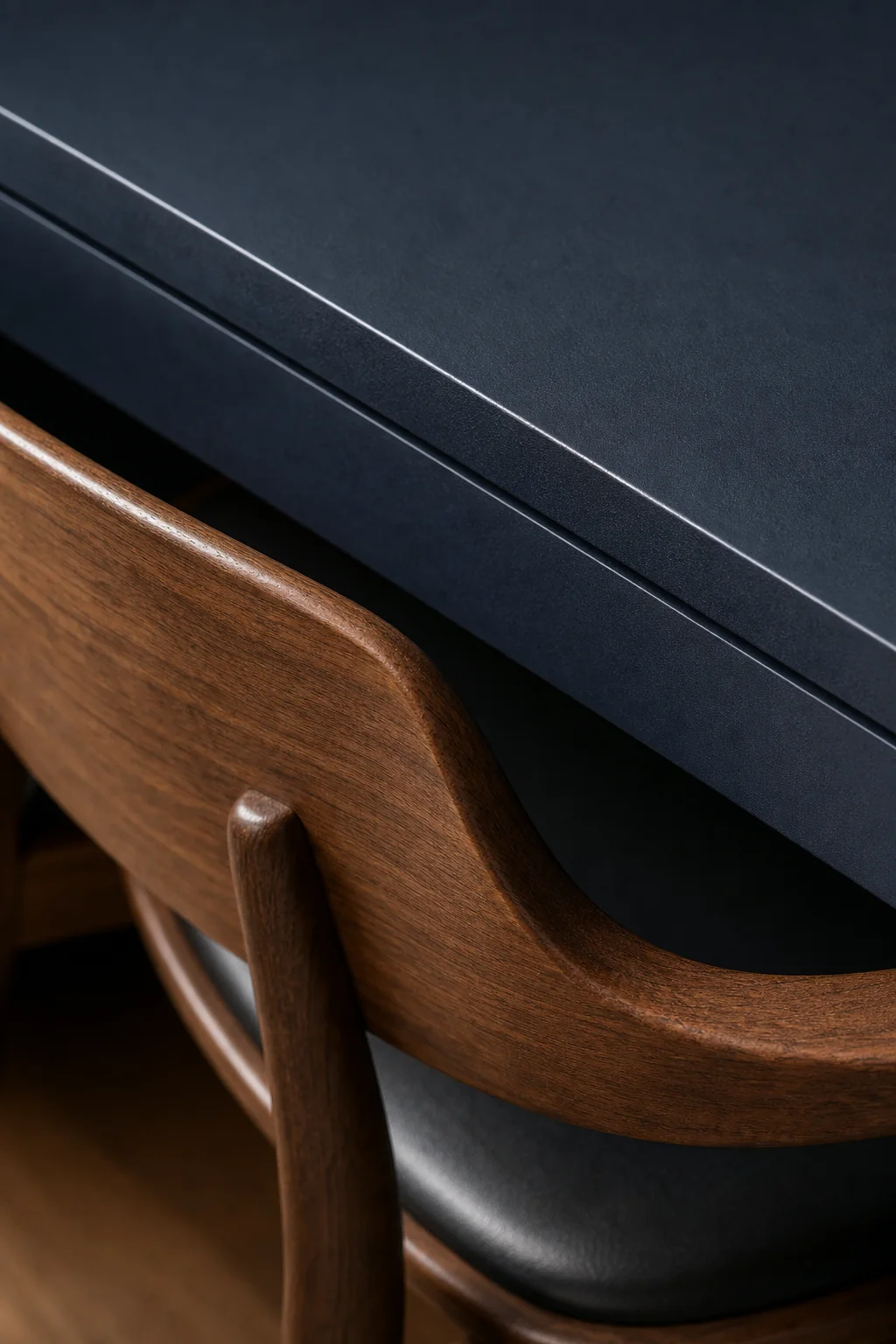 Warmth from the Base in the finished study alcove