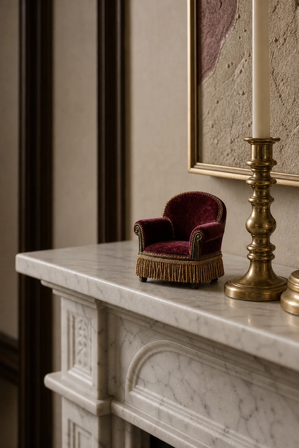 A Nod to the Source in the finished parlor