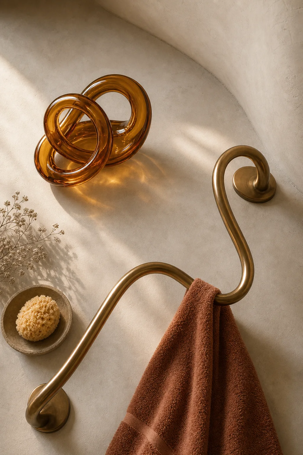 Drawing a continuous loop in the finished tub corner