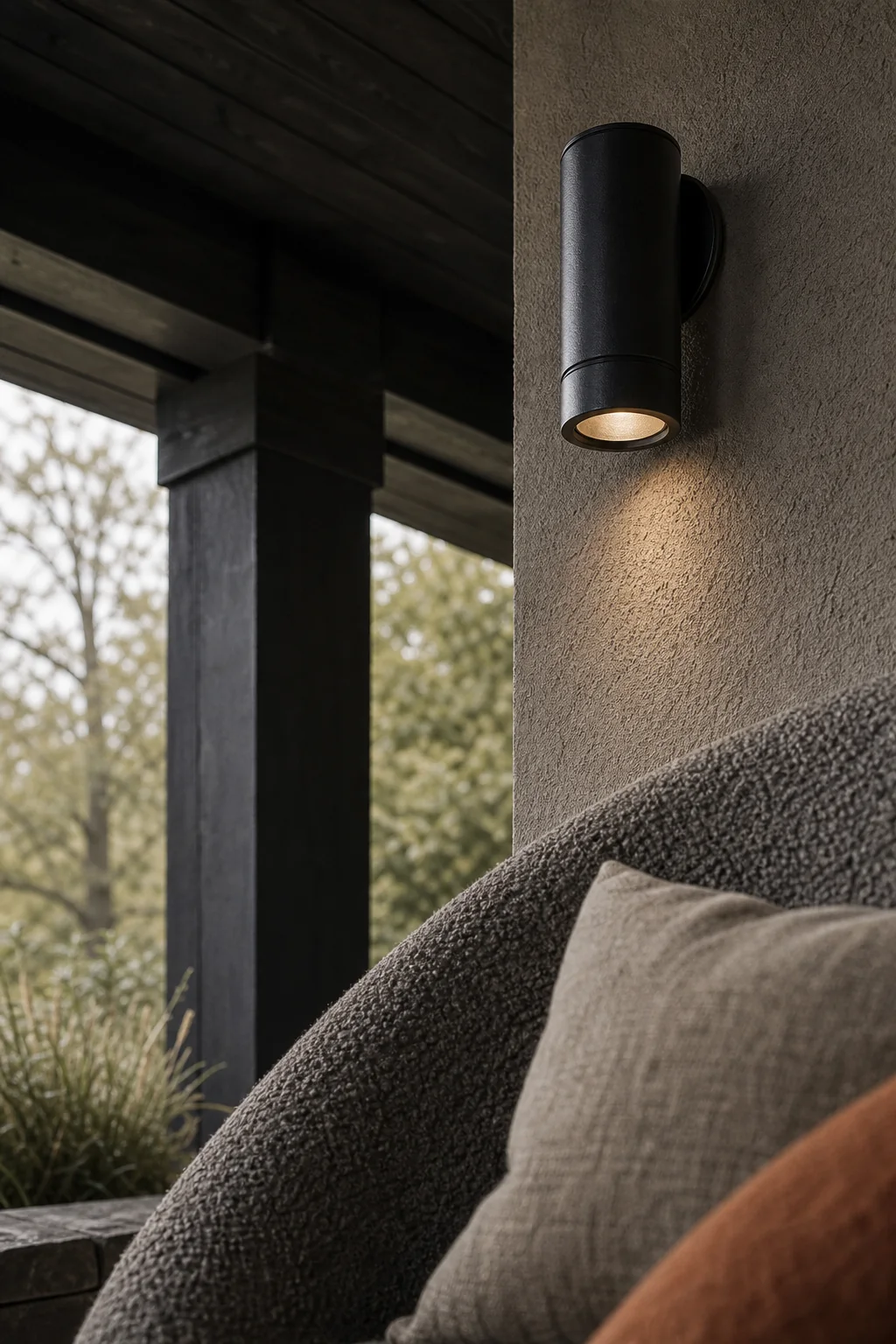 Translating Sand-Cast Roughness in the finished covered porch