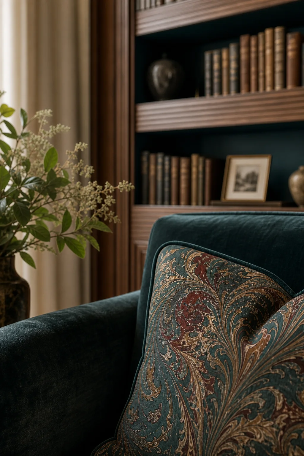 Revealing Concealed Contrast in the finished home library