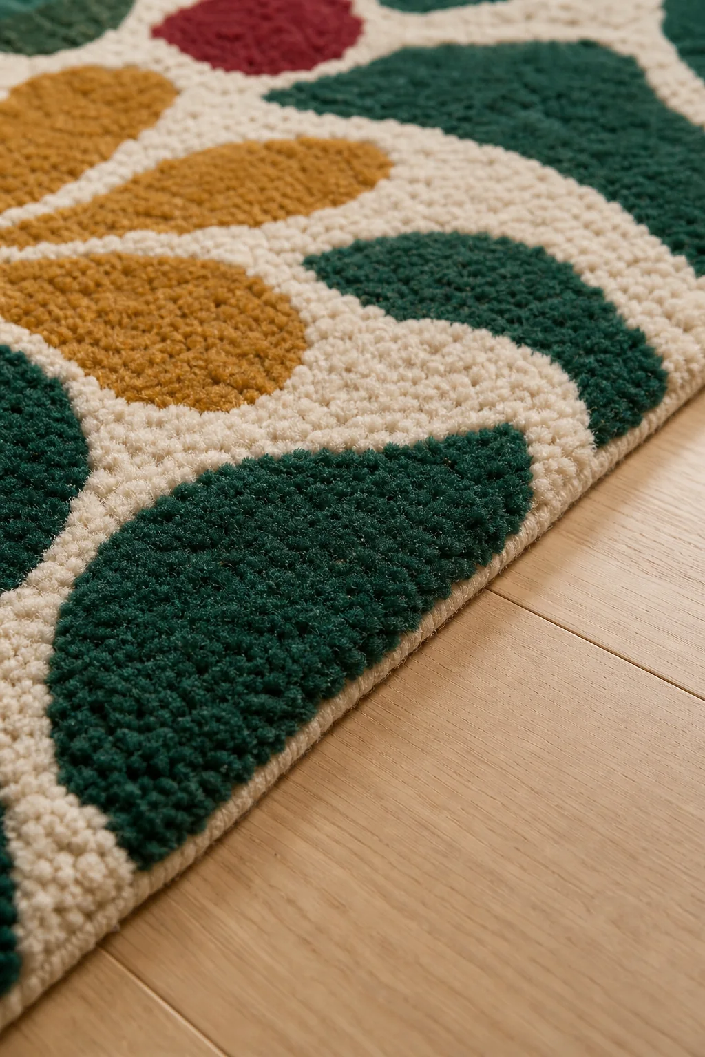 Tactile Floor Layers in the finished kids playroom
