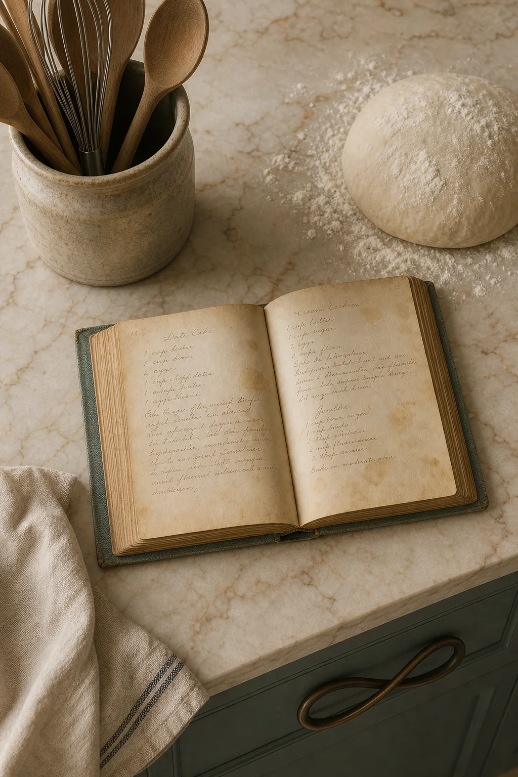 Introducing the Cursive Loops in the finished baking station