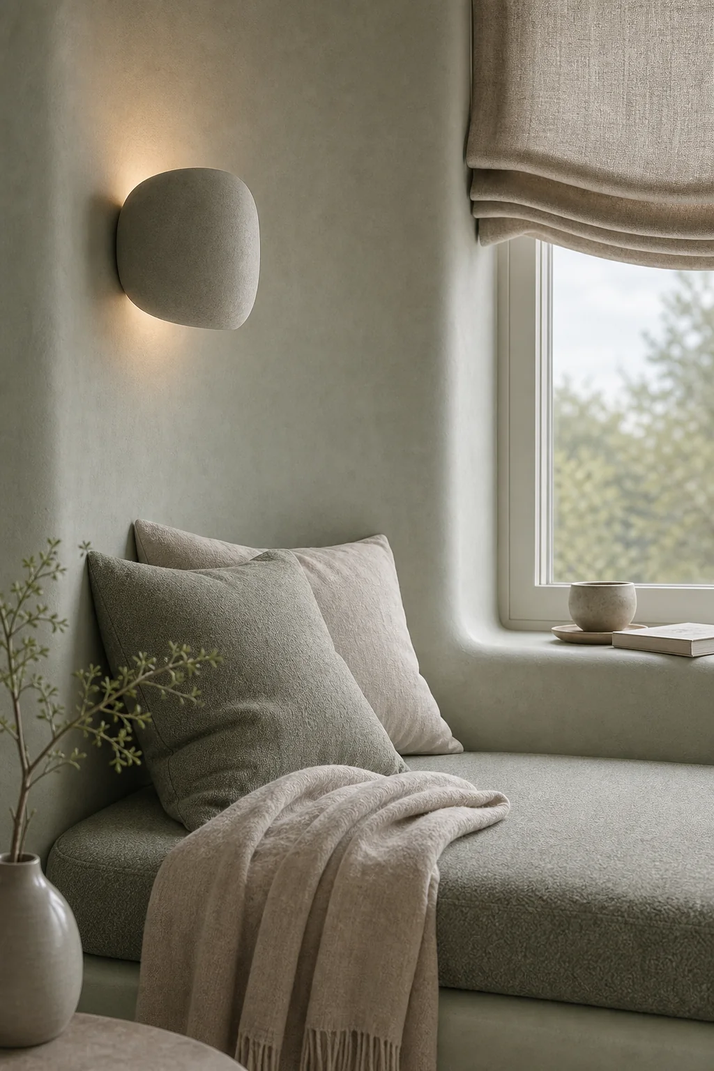 Translating powdery matte surfaces in the finished window bench
