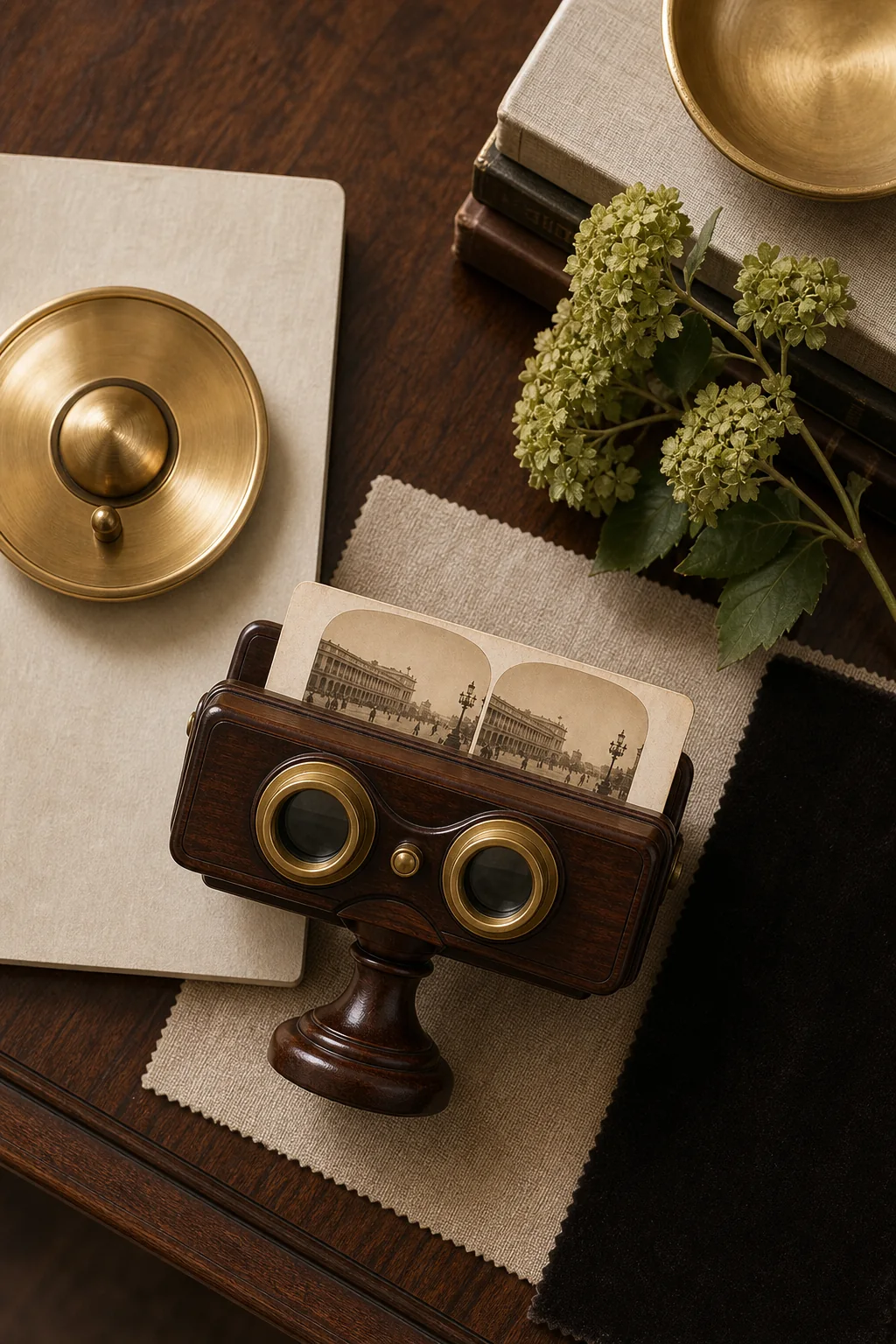 Focusing the Eye with Brass Lenses in the finished parlor