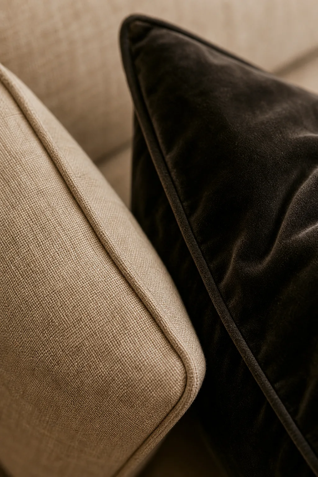 Layering Matte Textiles for Comfort in the finished parlor