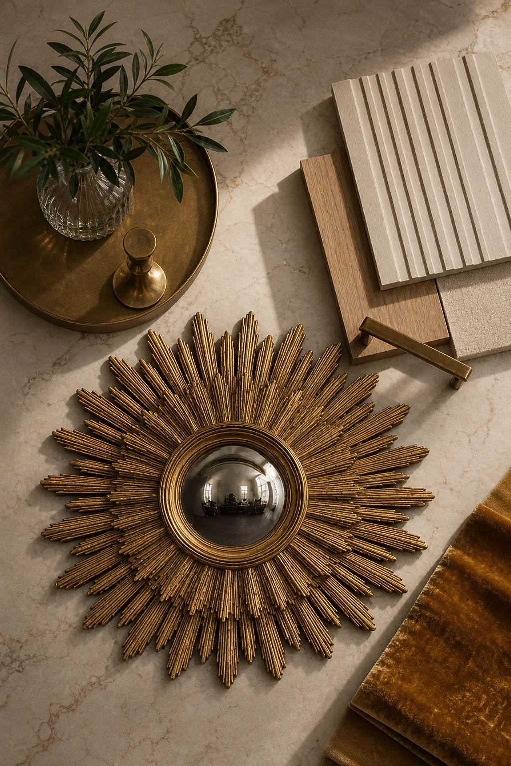 Anchoring the Room with Centralized Focus in the finished dressing room