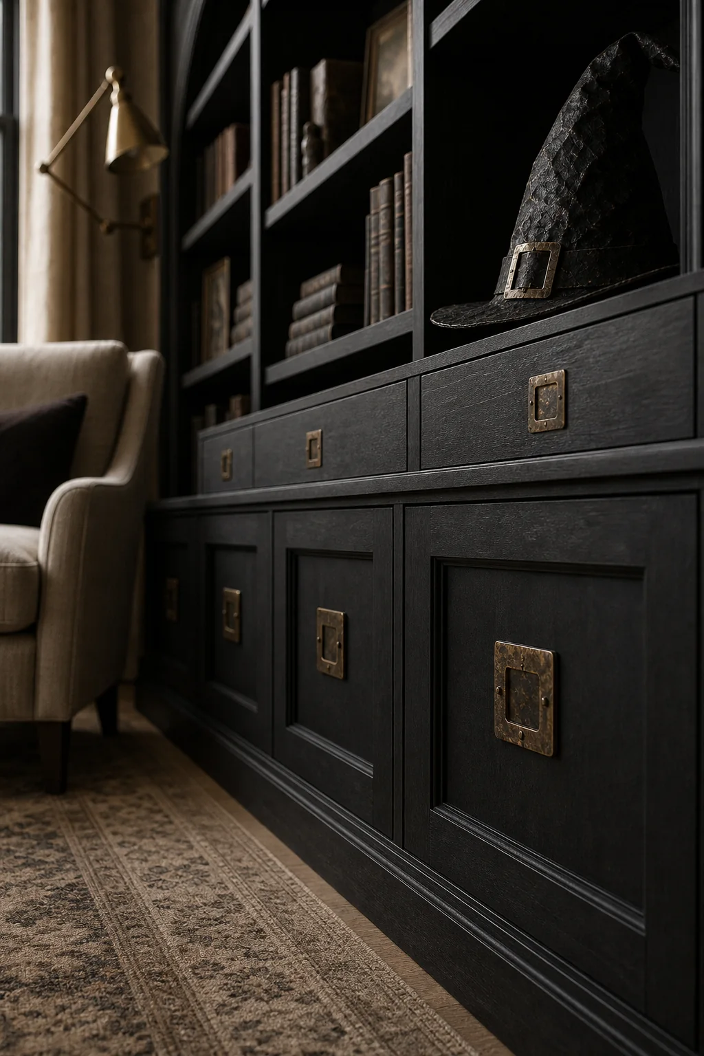 The Tarnished Buckle Effect in the finished gothic library