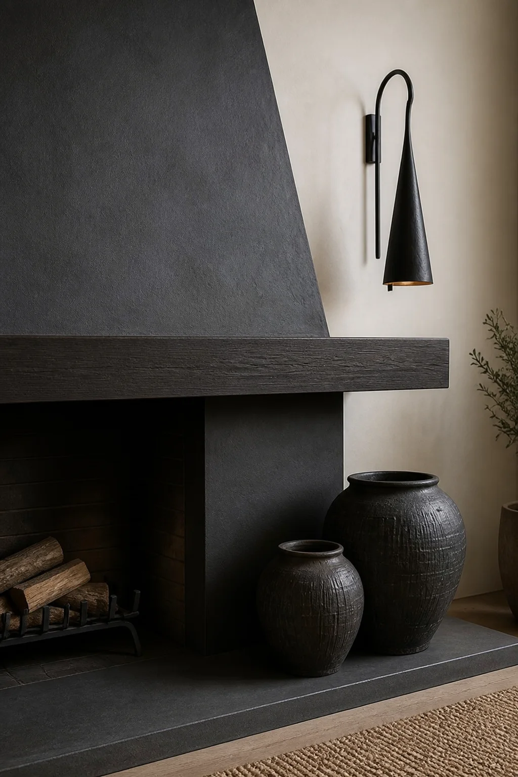 Grounding the Tapered Geometry in the finished living room