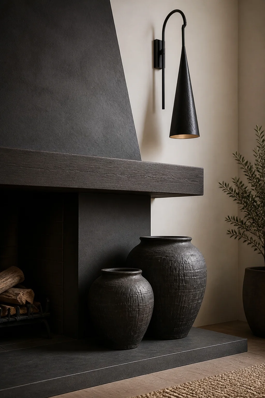 Embracing Dry and Fibrous Surfaces in the finished living room