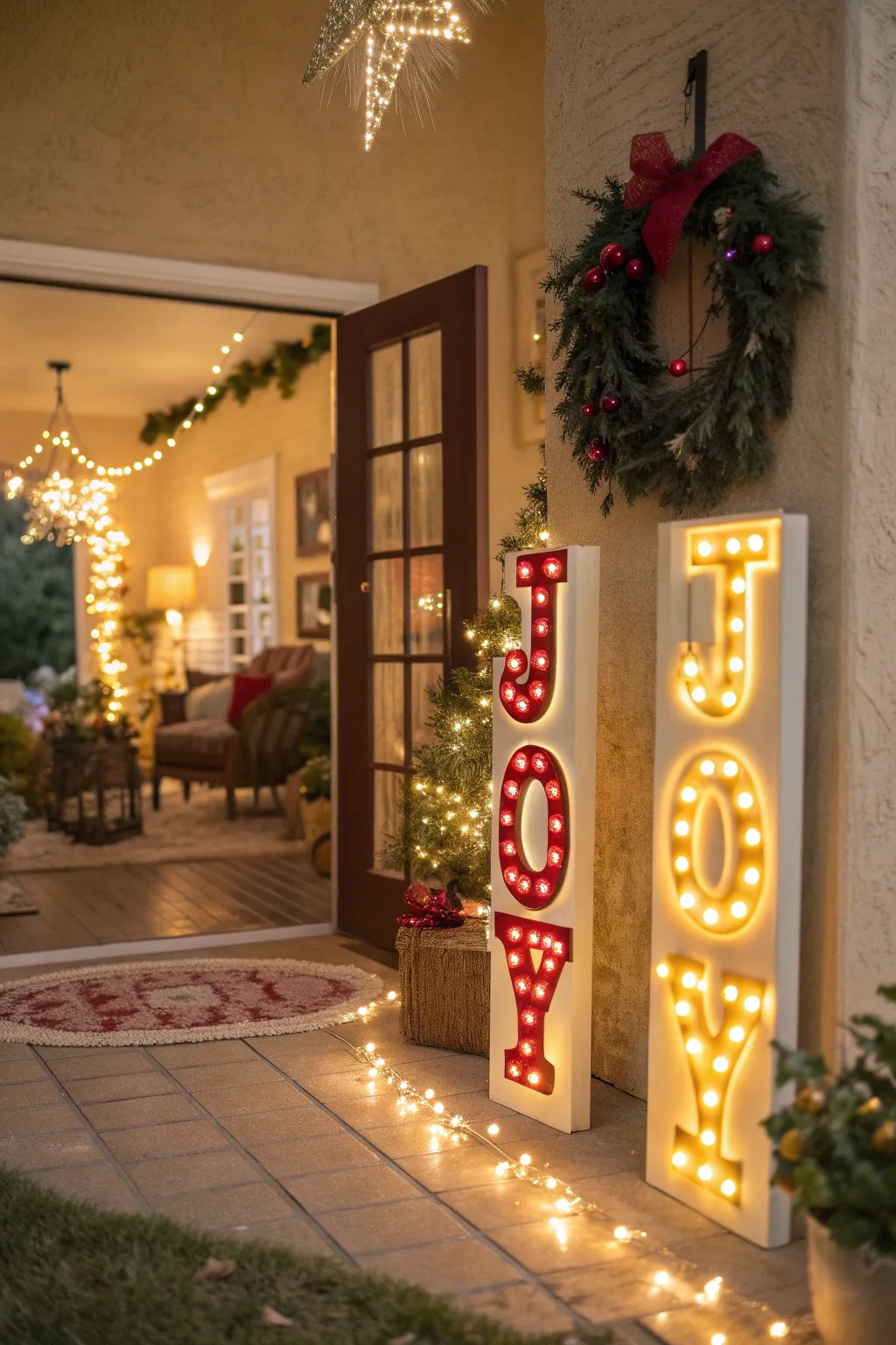 Entryway Transformation Ideas for Christmas Cheer
