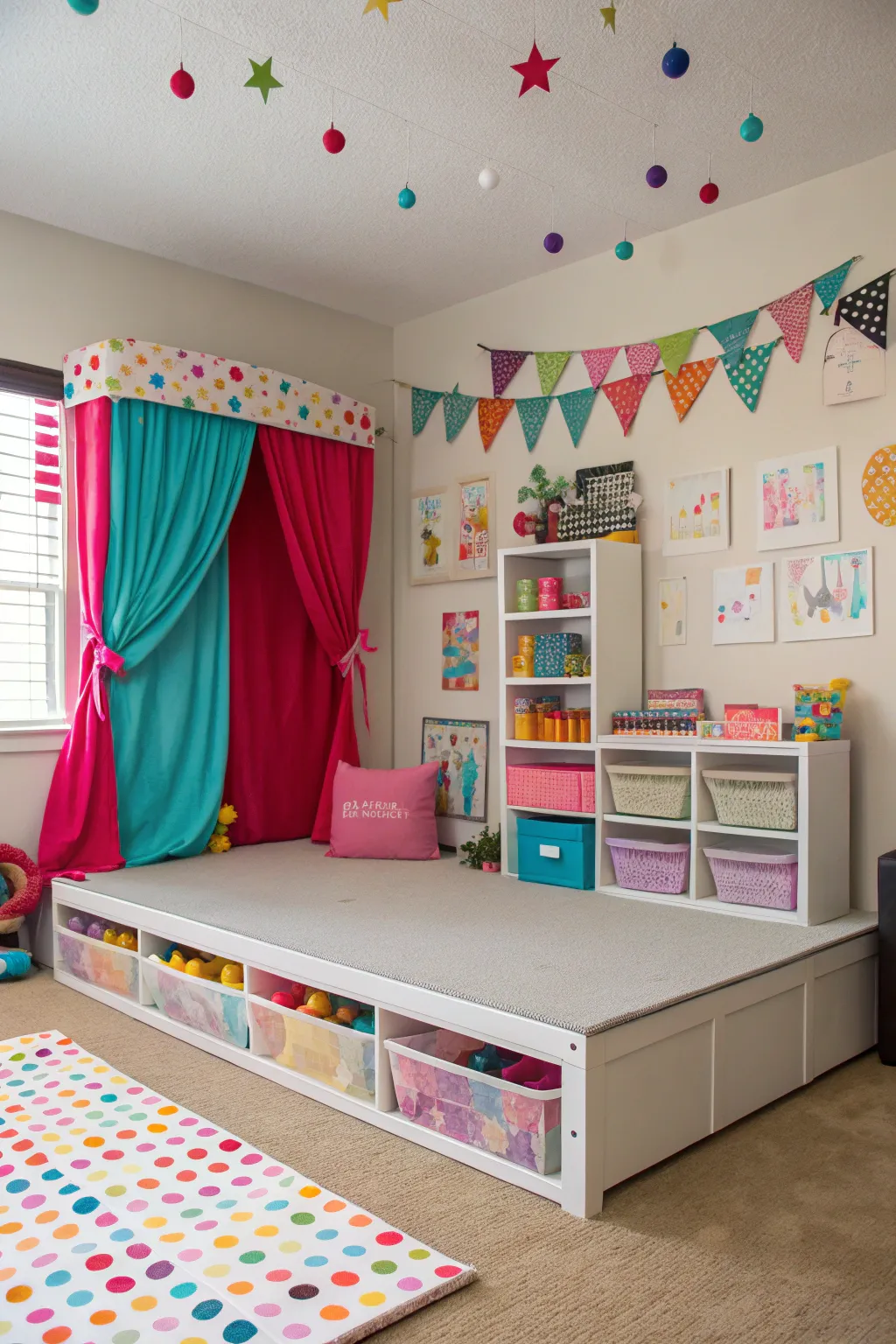 Beautiful and Functional Bedrooms for Two Sisters